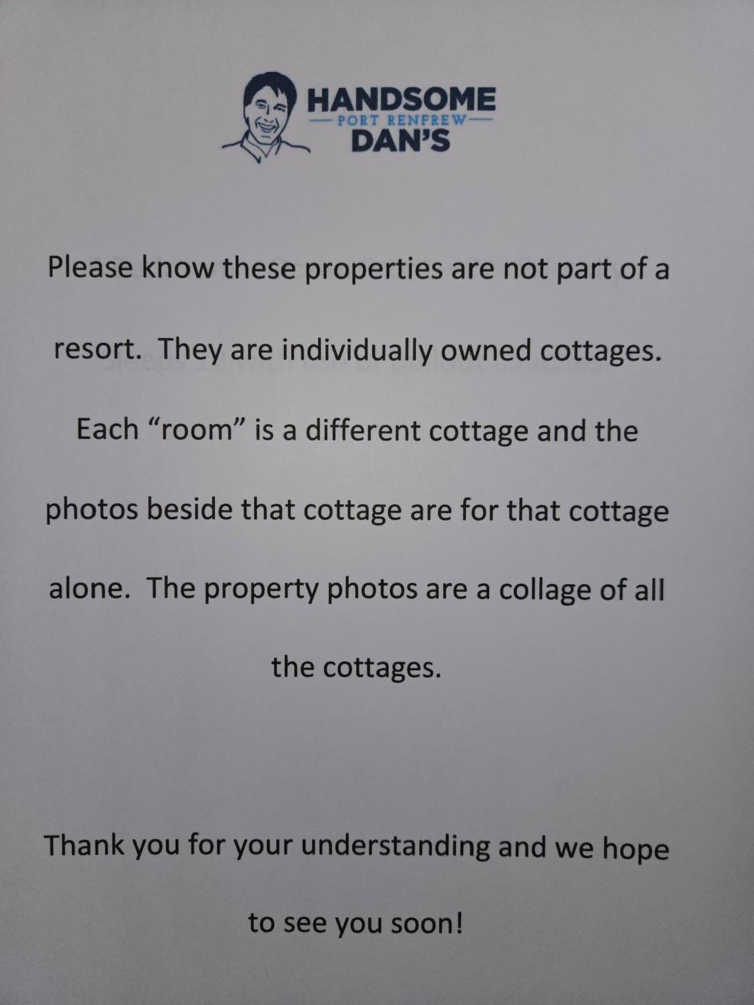 Handsome Dan'S Vacation Cottage Rentals Port Renfrew Exterior photo